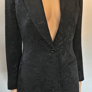 Emanuel Ungaro vintage blazer floral jacket formal